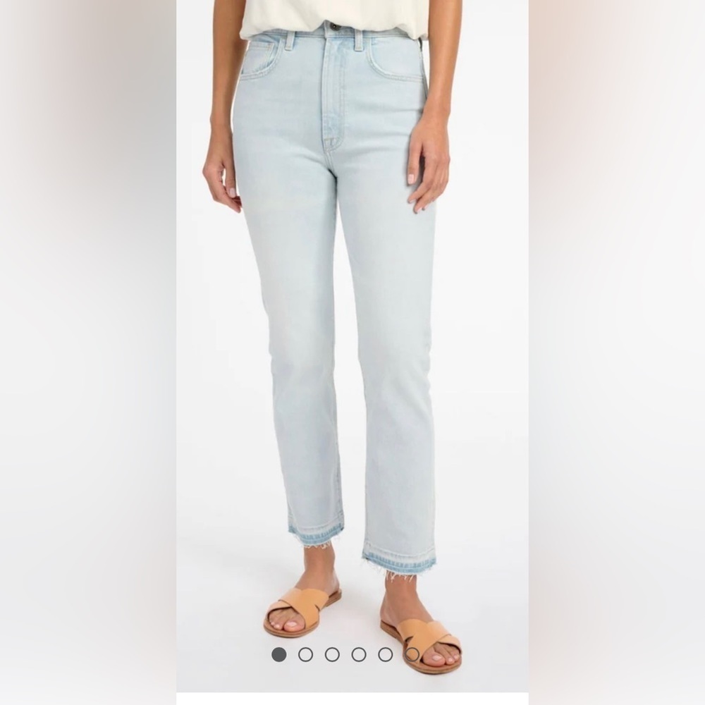 Splendid Easy Slim Release Hem Crop Jean